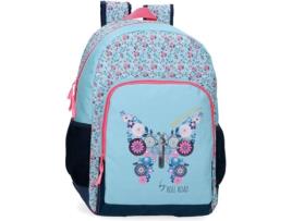 Mochila ROLL ROAD Wild and Free Azul (33x46x17cm)