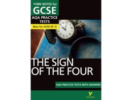 Livro the sign of the four practice tests: york notes for gcse (9-1) de jo heathcote (inglês)