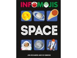Livro infomojis: space de jon richards,ed simkins (inglês)