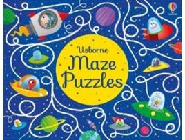 Livro maze puzzles de kirsteen robson (inglês)