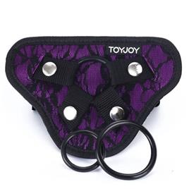 ARNÊ DE RENDA TOYJOY STRAP-ON VIOLETA