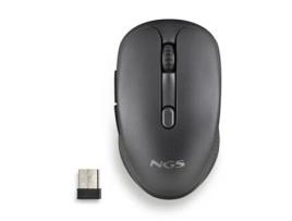 Rato NGS Evo Rust (Wireless - 1600 dpi - Preto)