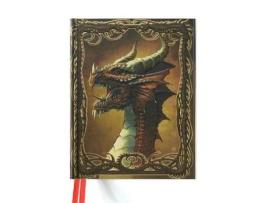Livro kerem beyit: red dragon (blank sketch book) de created by flame tree studio (inglês)
