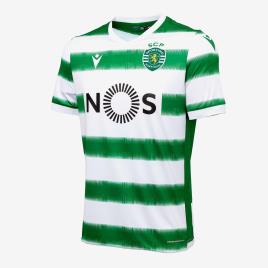 Camisola Sporting 1º Equip. Macron - Verde -  Júnior tamanho 8