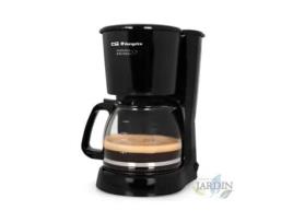 Máquina de Café Filtro ORBEGOZO Preto 15 Chávenas mantém o café quente 30 minutos 800 W