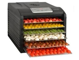 Desidratador de Frutas e Vegetais 6 Bandejas KITCHEN CHEF Secco 6 Black
