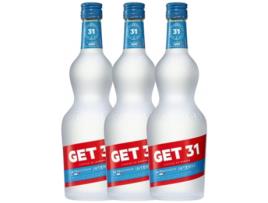 Licor GET Get 31 Blanc Pippermint (1 L - 3 unidades)