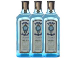 Gin BOMBAY Bombay Sapphire (0.7 L - 3 unidades)