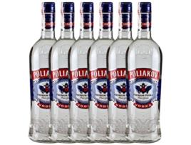 Vodka BARDINET Bardinet Poliakov (1 L - 6 unidades)