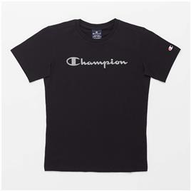 T-shirt Champion Biglogo - Preto - T-shirt Rapaz tamanho 12