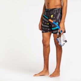 Calções de Banho Silver - Preto - Calções Praia Homem tamanho S