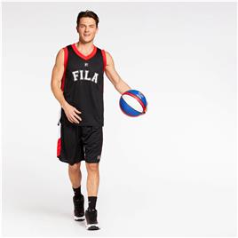 Fila Basket Cro Camiseta S/m Pol Excl - PRETO tamanho S
