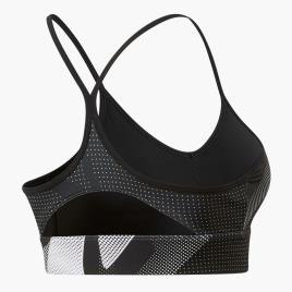 Soutien Desporto Reebok Myt Aop - Preto - Sup. Médio tamanho M