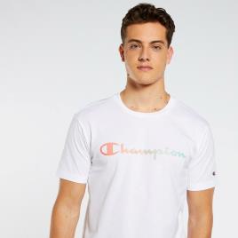 T-shirt Champion American Pastels - Branco - Homem tamanho L