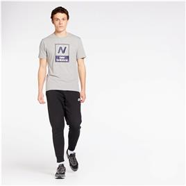 T-shirt New Balance Big - Cinza - T-shirt Rapaz tamanho S