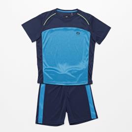 Conjunto Silver - Azul - Camisola e Calções Rapaz tamanho 12