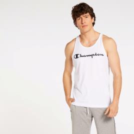 Camisola Alças Champion American Classic - Branco - Homem tamanho M