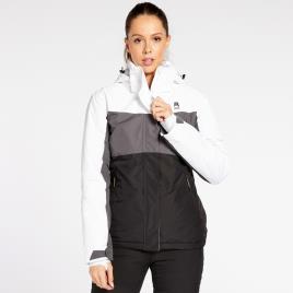 Anorak Boriken Mils - Preto e Branco - Casaco Neve Mulher tamanho S