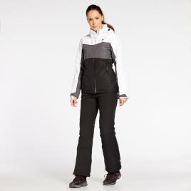 Anorak Boriken Mils - Preto e Branco - Casaco Neve Mulher tamanho S