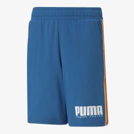 Calções Puma Alpha - Azul - Calções Júnior tamanho 12