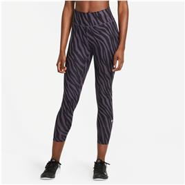Leggings Nike One Aop Tgt Icnclsh - Preto - 7/8 Mulher tamanho XS