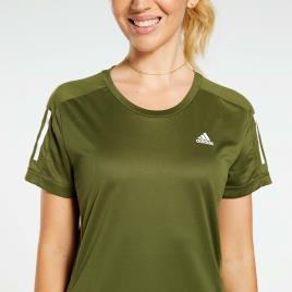 T-shirt adidas Own The Run - Fúcsia - Running Mulher tamanho L