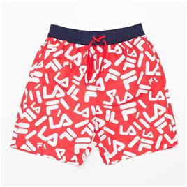 Calções de Banho Fila Immy - Vermelho - Praia Rapaz tamanho 10
