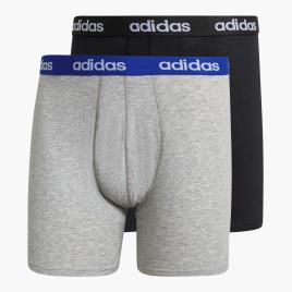 Boxers adidas Linear - Preto - Boxers Pack 2-Homem tamanho L