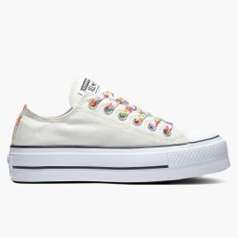 Converse Chuck Taylor All Star - Bege - Plataforma Mulher tamanho 39
