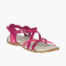 Sandálias Merrell Terran Lattice II - Rosa - Montanha Mulher tamanho 37