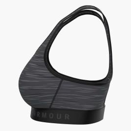 Soutien Desporto Under Armour Keyhole Heather - Cinza - Mulher tamanho M