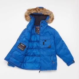 Anorak Geographic Norway Bench - Azul - Anorak Rapaz tamanho 14