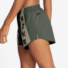 Calções Nike Running - Verde - Calções Mulher tamanho L