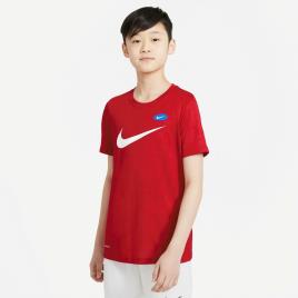T-shirt Nike Soccer Aop - Vermelho - T-shirt Rapaz tamanho 12