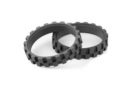 2 peças de pneus para rodas Irobot Roomba 500 600 700 800 e 900 Series