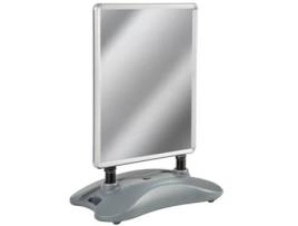 Expositor A1 Frente e Verso TECTAKE com Depósito Recarregável + 2 Folhas de Proteção