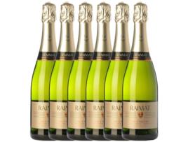 Espumante RAIMAT Raimat Chardonnay Xarel·Lo Brut Nature Cava (0.75 L - 6 unidades)