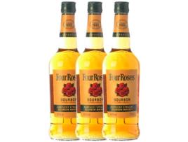 Whisky Bourbon FOUR ROSES Four Roses (0.7 L - 3 unidades)