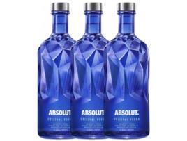 Vodka ABSOLUT Absolut Facet Edition (0.7 L - 3 unidades)