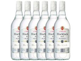 Rum BLACK JACK Black Jack Blanco (1 L - 6 unidades)