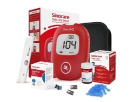 Kit de Teste de Glicemia para Diabetes (25 Tiras de Teste e 25 Lancetas - Tecnologia Dehydrogenas Mais Preciso em Mg/Dl)