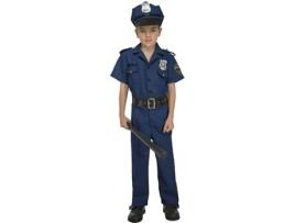 Fato de Menino VIVING Polícia (Tam: 3-4 anos)