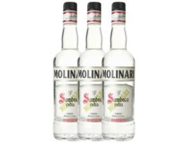 Licor MOLINARI Molinari Sambuca Extra (0.7 L - 3 unidades)