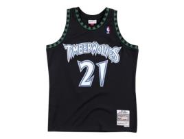 Camisola para Homem MITCHELL & NESS Kevin Garnett Preto para Basquetebol (Tamanho:M)