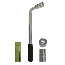 CHAVE DE RODAS EXTENSÍVEL COM CHAVES REVERSÍVEIS 330-490mm 51416