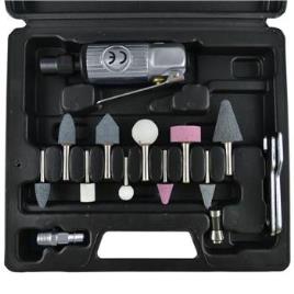 AMOLADORA PNEUMÁTICA JBM + KIT DE 16 PEÇAS 52157