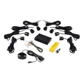 Kit 8 Sensores de estacionamento c/ sinal acústico JBM 52742