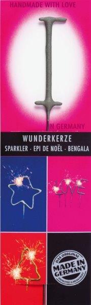 Sparkler 17cm Letra I