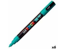 Rotulador Posca Pc-3m Verde Esmeralda (6 Unidades)
