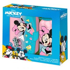Sanduicheira Blister + Cantil Alumínio Minnie Disney 500ml